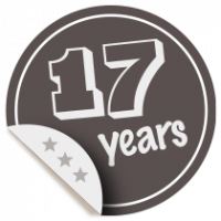 Symfony 17-year membership badge